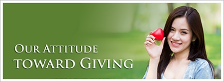 Our Attitude toward Giving